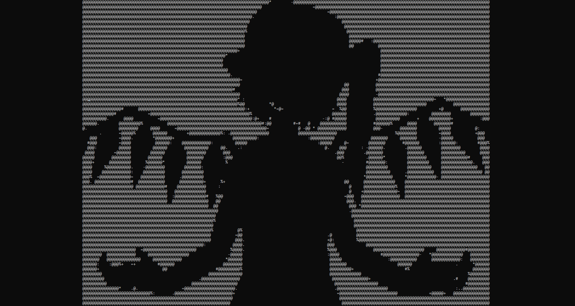 video in ascii